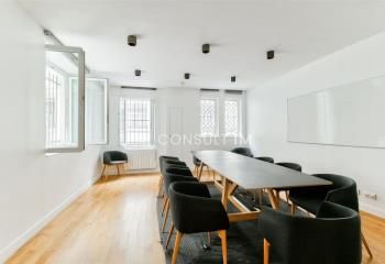 Location bureau Paris 10 avec terrasse et espaces partagés