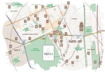 Local commercial à vendre Paris 20e - Métro Gambetta