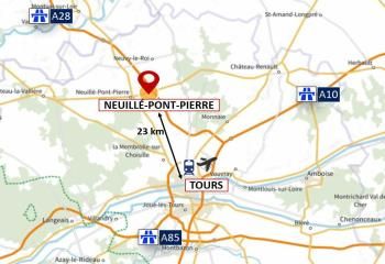 Location entrepôt Neuillé-Pont-Pierre - Proche A28 et A10
