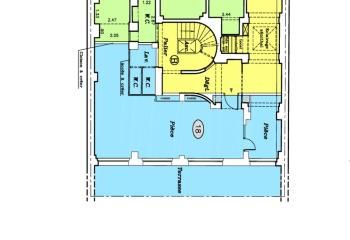 Location bureau Paris 9 - Terrasse privative et métro proche