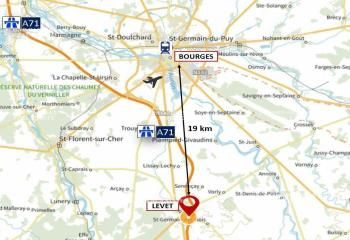 Location entrepôt logistique Levet - Proche A71