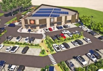 Location local commercial Merville - Axe majeur façade rond-point
