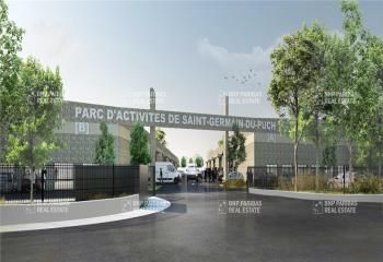 Parc d'activité neuf à vendre Saint-Germain-du-Puch - Axe R89 Bordeaux-Libourne