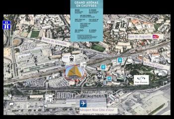 Bureaux à louer Nice Grand Arenas - Proche aéroport, tramway et centre-ville