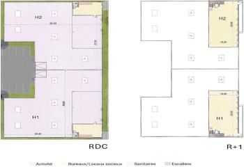 Vente cellules d'activités Persan - Proche A16