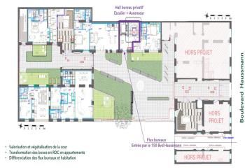 Location bureaux Paris 8 - Quartier Central des Affaires Bd Haussmann