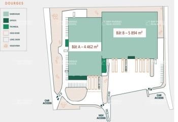 Location entrepôt Dourges - ZA de Bourcheil