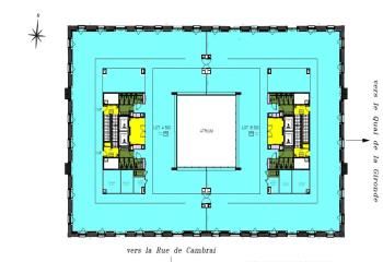 Location bureaux Paris 19 - Proche transports