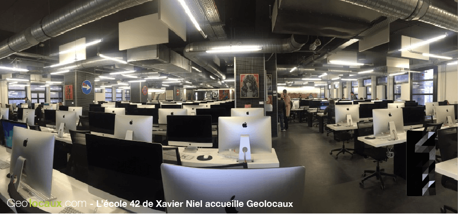 L’Ecole 42 de Xavier Niel accueille Geolocaux