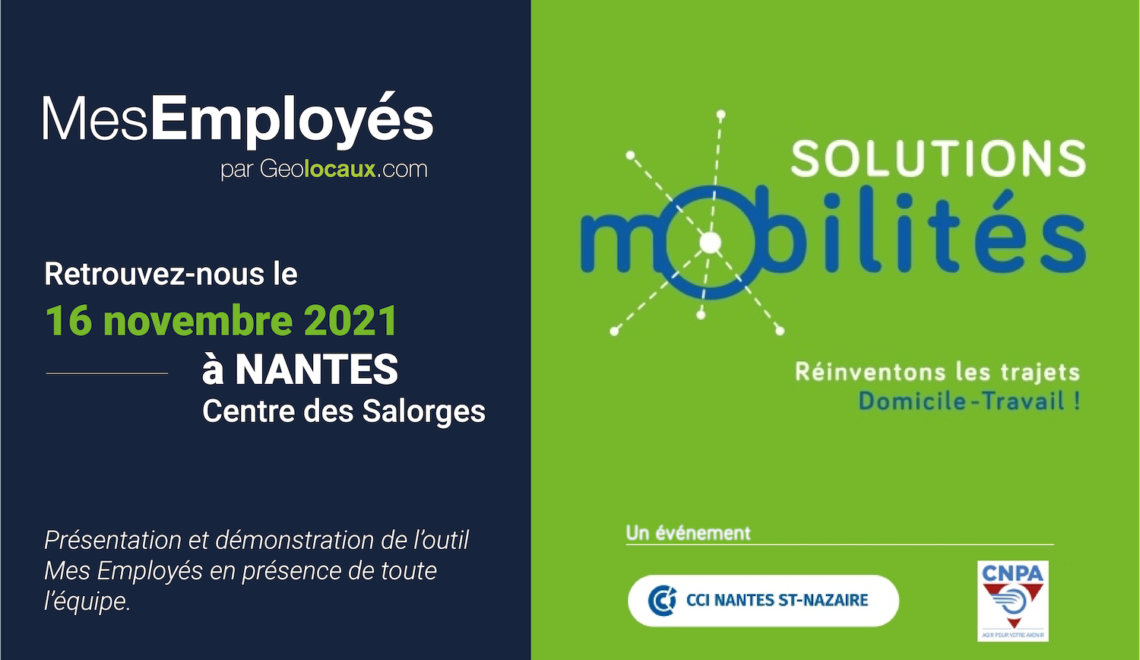 Solutions Mobilités à Nantes : « Mes Employés » parmi les solutions présentées