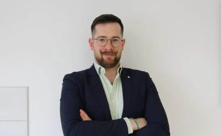 Adrien Mestanier, directeur commercial de CBRE Impact Dijon et Reims