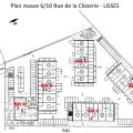 Location de bureau de 206 m² à Lisses - 91090 plan - 1