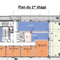 Location de bureau de 487 m² à Lyon 5 - 69005 plan - 1