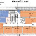 Location de bureau de 487 m² à Lyon 5 - 69005 plan - 2