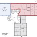 Location de bureau de 659 m² à Saint-Michel-sur-Orge - 91240 plan - 1