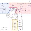 Location de bureau de 659 m² à Saint-Michel-sur-Orge - 91240 plan - 2