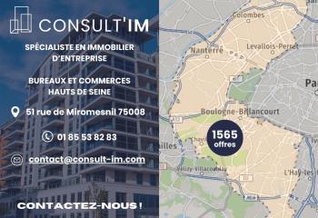 Location bureau Boulogne-Billancourt (92100) - 312 m² à Boulogne-Billancourt - 92100