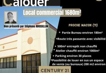 Location local commercial Mâcon (71000) - 1680 m² à Mâcon - 71000