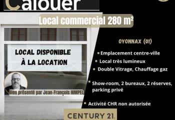 Location local commercial Oyonnax (01100) - 280 m² à Oyonnax - 01100