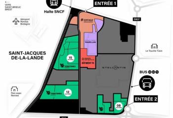 Location activité/entrepôt Chartres-de-Bretagne (35131) - 25000 m² à Chartres-de-Bretagne - 35131