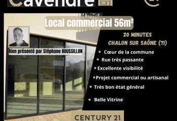 Local commercial à vendre Chalon-sur-Saône (71100) - 56 m² à Chalon-sur-Saône - 71100