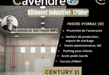 Activité/Entrepôt à vendre Oyonnax (01100) - 1700 m² à Oyonnax - 01100