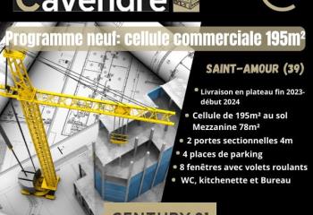 Activité/Entrepôt à vendre Saint-Amour (39160) - 195 m²