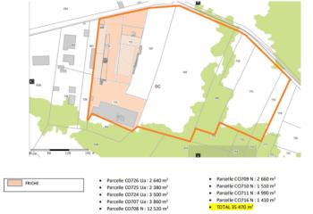 Terrain à vendre Saint-Pierre-de-Côle (24800) - 35470 m² à Saint-Pierre-de-Côle - 24800