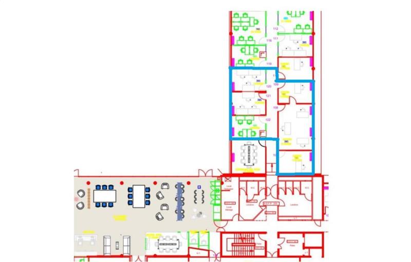 Coworking & bureaux flexibles à Massy - 91300 plan - 1