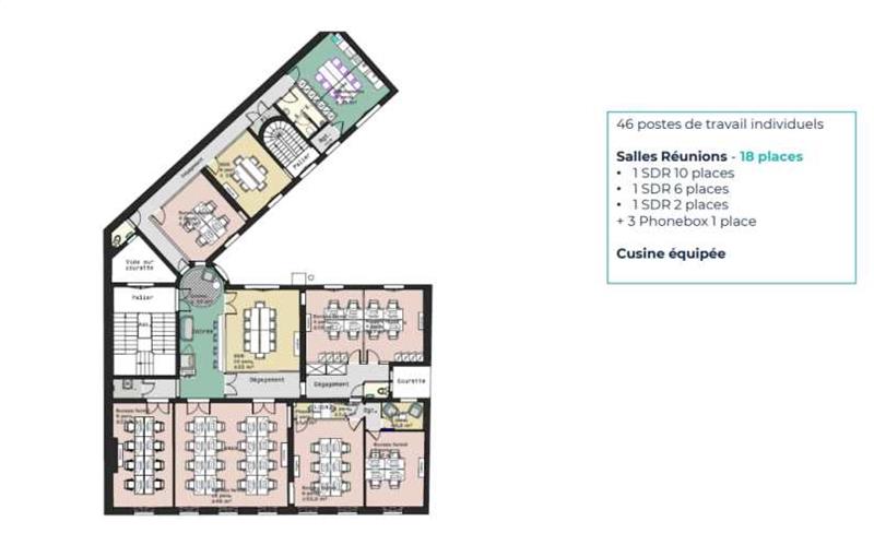 Coworking & bureaux flexibles à Paris 8 - 75008 plan - 1