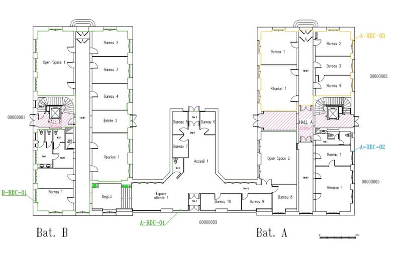 Location de bureau de 299 m² à Bordeaux - 33000 plan - 1