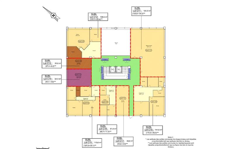 Location de bureau de 1 056 m² à Carros - 06510 plan - 1