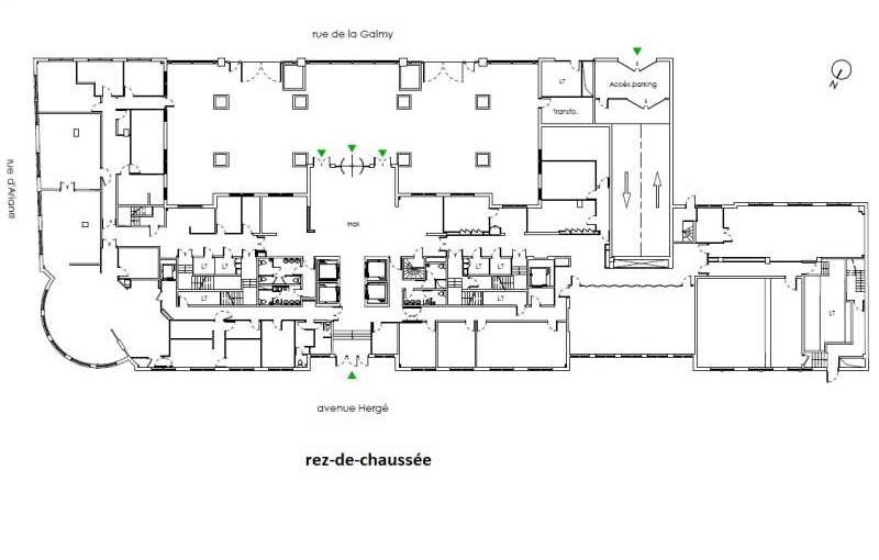 Location de bureau de 9 151 m² à Chessy - 77700 plan - 1