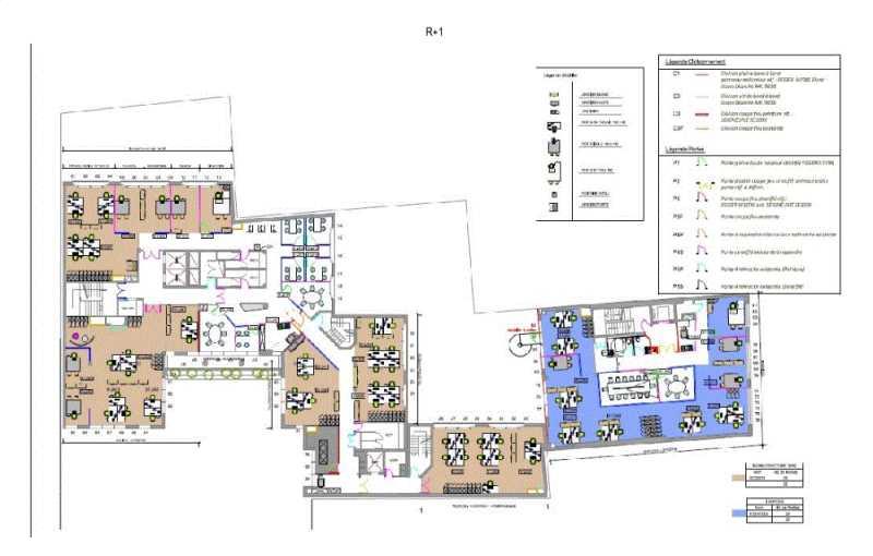 Location de bureau de 4 523 m² à Clichy - 92110 plan - 1