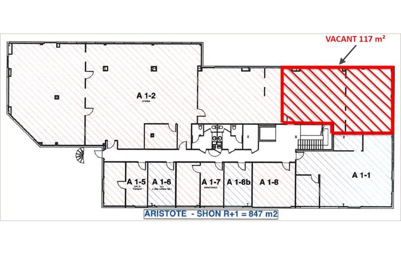 Location de bureau de 275 m² à Colomiers - 31770 plan - 1