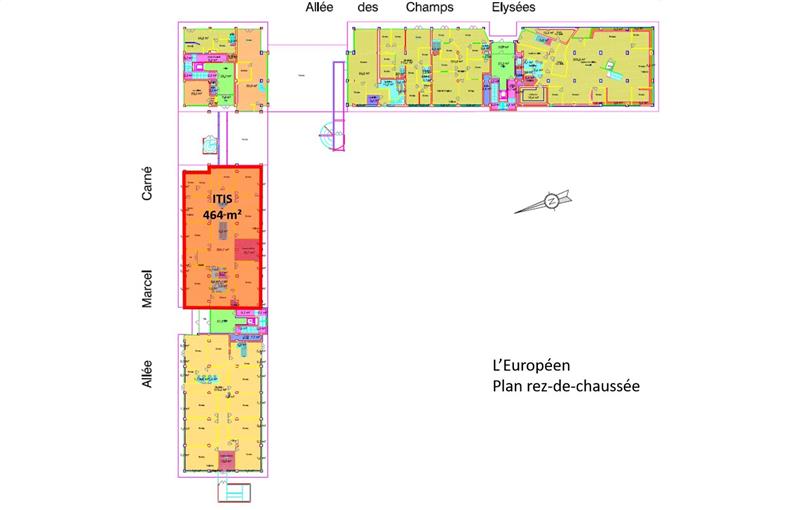 Location de bureau de 2 000 m² à Courcouronnes - 91080 plan - 1