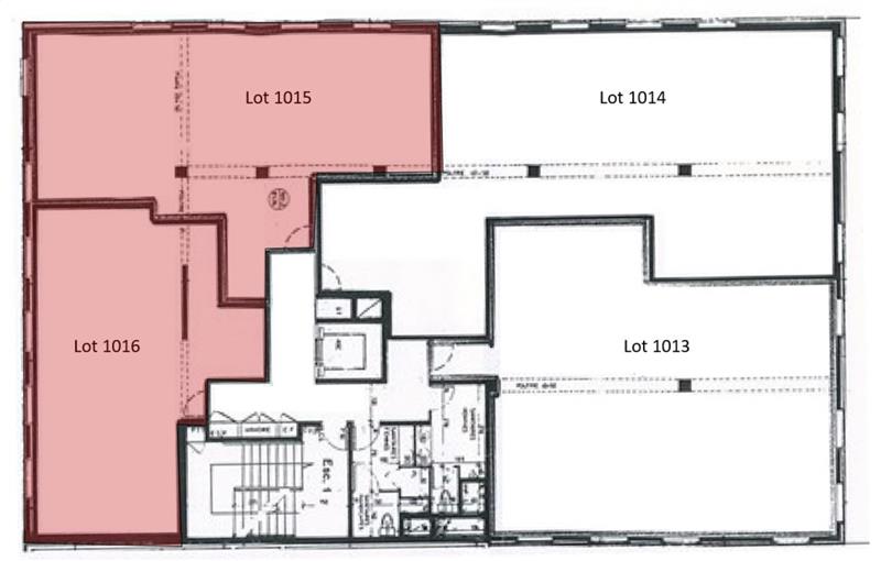 Location de bureau de 151 m² à Évry - 91000 plan - 1