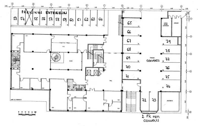 Location de bureau de 1 132 m² à Évry - 91000 plan - 1