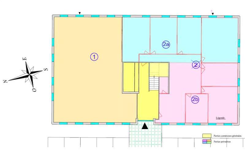 Location de bureau de 117 m² à Feyzin - 69320 plan - 1