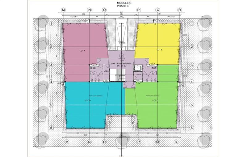 Location de bureau de 131 m² à Labège - 31670 plan - 1