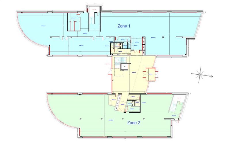 Location de bureau de 2 321 m² à Lambersart - 59130 plan - 1