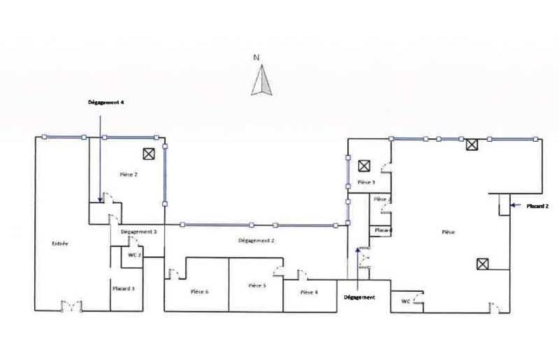 Location de bureau de 118 m² à Le Chesnay - 78150 plan - 1
