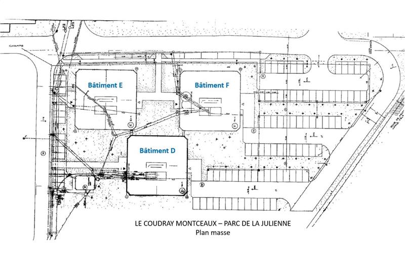 Location de bureau de 640 m² à Le Coudray-Montceaux - 91830 plan - 1