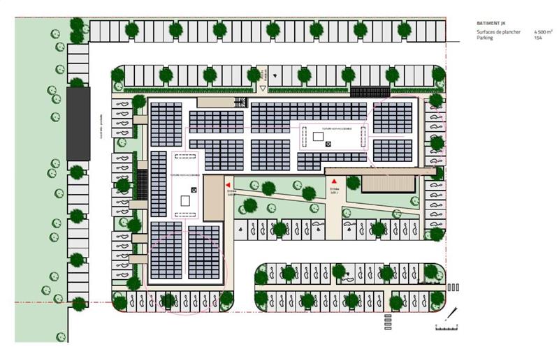 Location de bureau de 4 400 m² à Lesquin - 59810 plan - 1