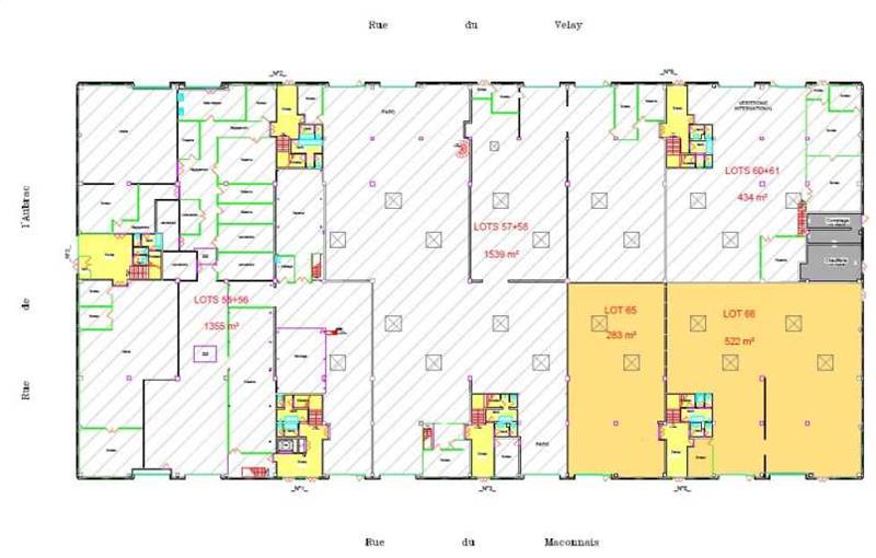 Location de bureau de 451 m² à Lisses - 91090 plan - 1