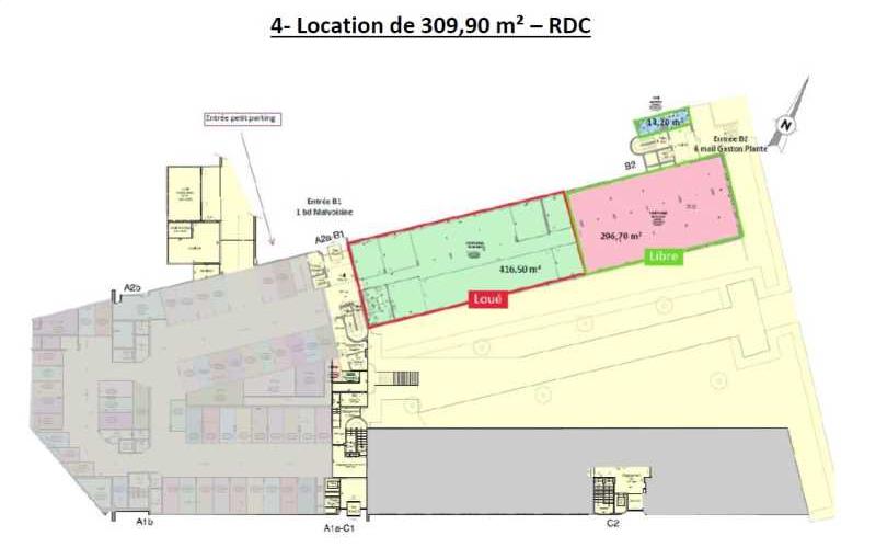 Location de bureau de 1 359 m² à Lognes - 77185 plan - 1