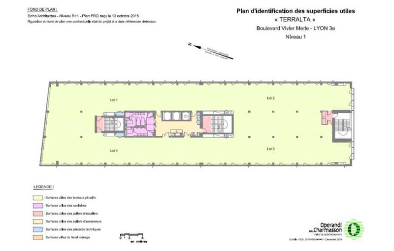 Location de bureau de 1 206 m² à Lyon 3 - 69003 plan - 1
