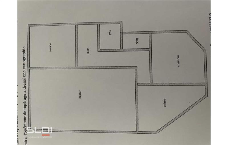 Location de bureau de 97 m² à Lyon 3 - 69003 plan - 1
