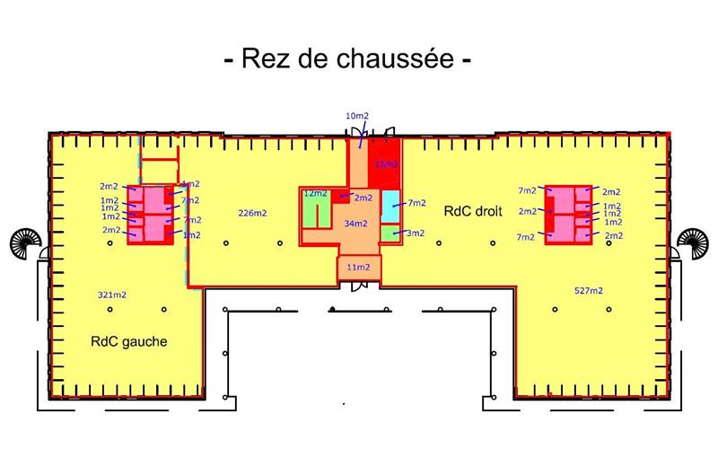 Location de bureau de 230 m² à Marcq-en-Baroeul - 59700 plan - 1