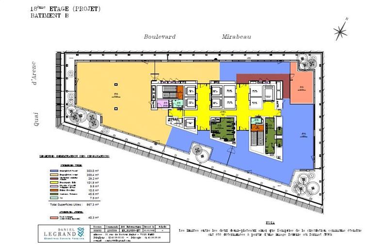 Location de bureau de 5 724 m² à Marseille 2 - 13002 plan - 1